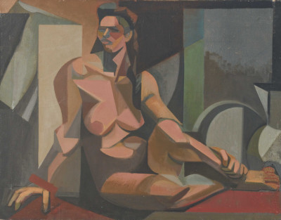 Image for Lot Leonard Alberts - Seated Nude