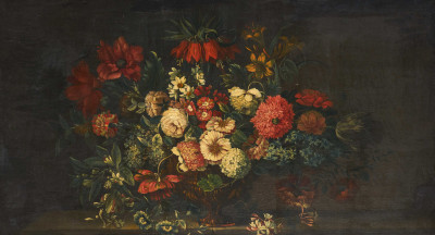 Image for Lot after Jean-Baptiste Monnoyer - Still Life with Flowers