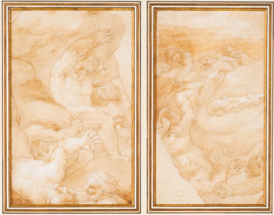 Image for Lot Anonymous - Two Studies of Renaissance Works