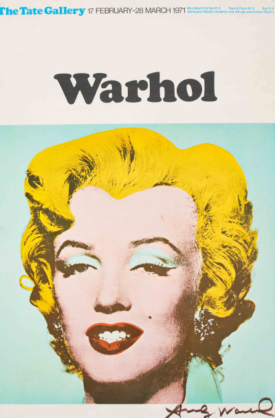 Image for Lot Andy Warhol The Tate Gallery 1971 poster