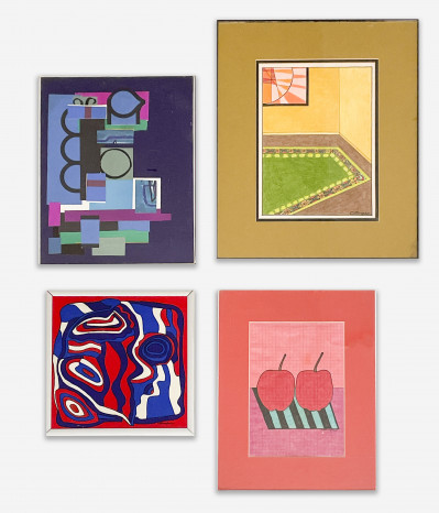 Image for Lot Gail Cottingham - Group of 4 Colorful Compositions