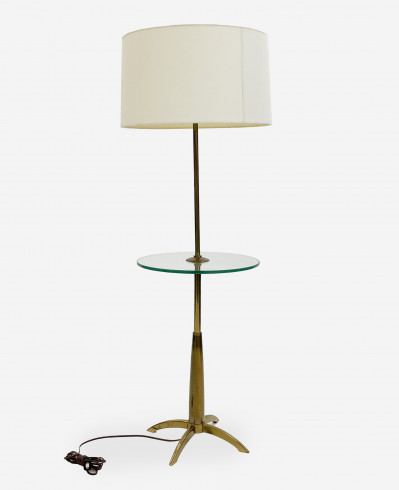 Modern brass floor lamp, Stiffel