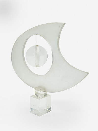 Image for Lot Unknown Artist - Untitled (Geometric Lucite Sculpture)