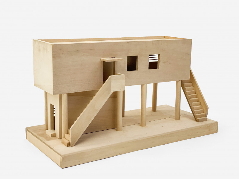 Unknown Artist - Untitled (Model of a Modern Home)