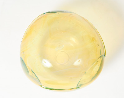 Paedra Bramhall - Glass Orb in Yellow