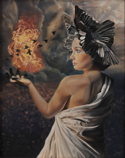 Samantha Shumaker - Untitled (Fire)