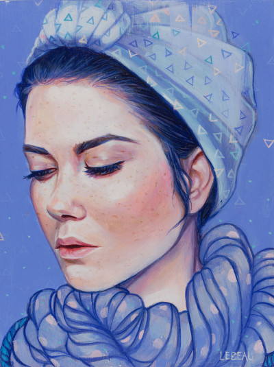 Edith Lebeau - Untitled (Blue headwrap)