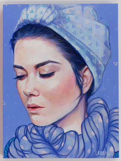 Edith Lebeau - Untitled (Blue headwrap)