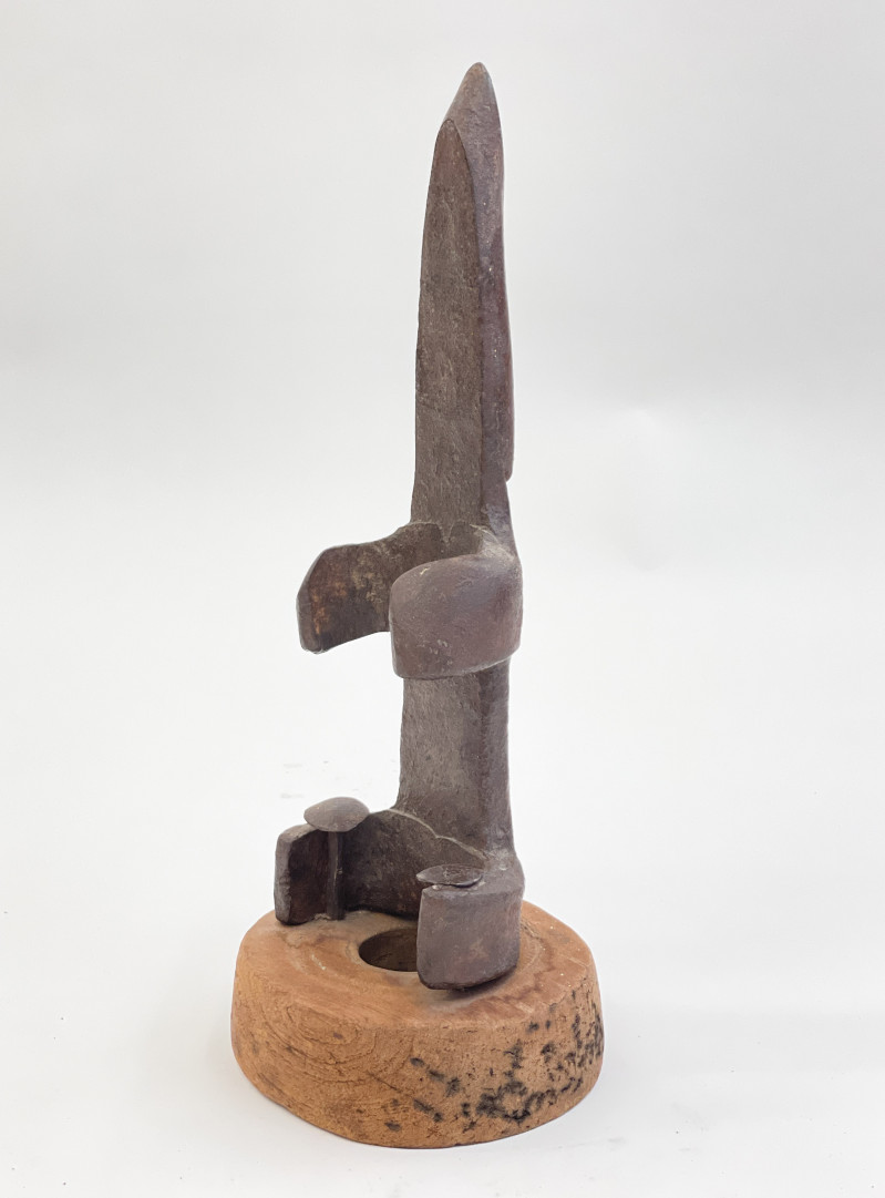 African iron tribal spearhead
