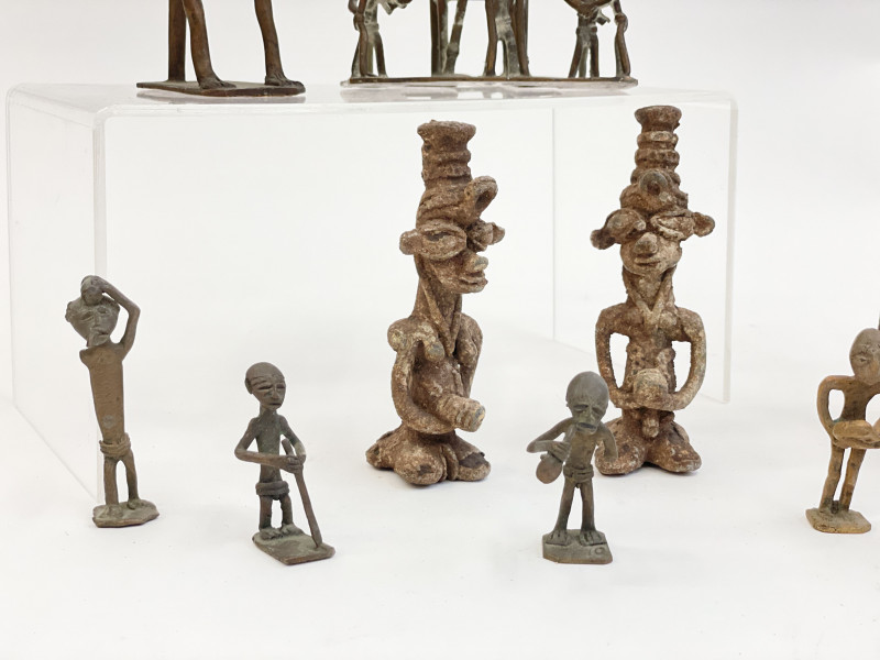 Group of 13 African figures