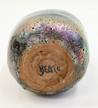 Beatrice Wood - Blue Luster Bottle