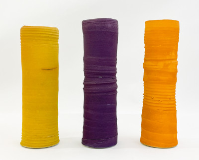 James Makins - Set of Three Cylinders (warm tones)