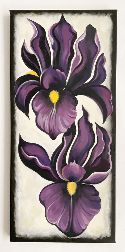 Lowell Nesbitt - Two Japanese Irises
