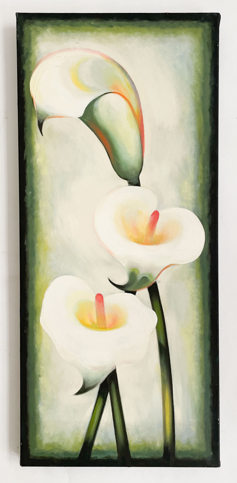 Lowell Nesbitt - Three White Calla Lilies
