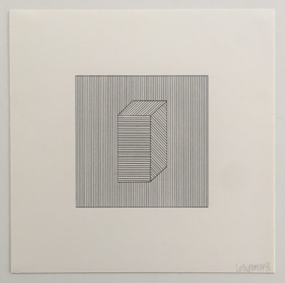 Sol Lewitt Twelve Forms Derived From a Cube Plate 28