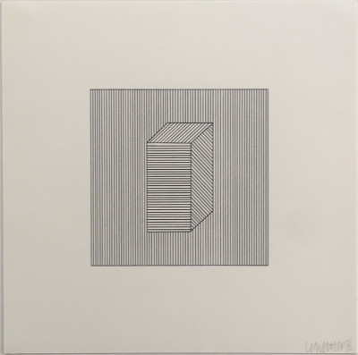 Image for Lot Sol Lewitt Twelve Forms Derived From a Cube Plate 28
