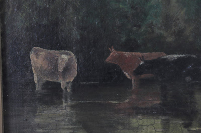 Arthur Van Zile Bodwell - Cows in Stream