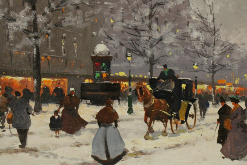 Henri Schaeffer - Snow in Paris