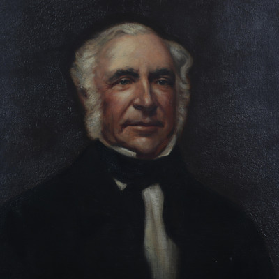 Image for Lot Am. School, 19th C., Portrait of a Gentleman, O/C