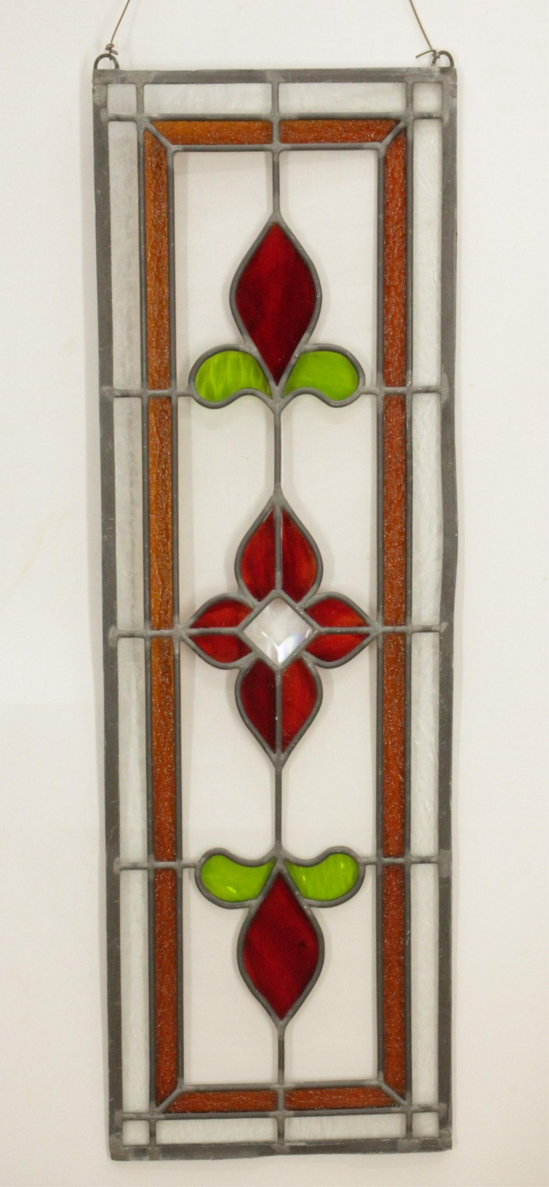 Victorian Style Leaded Glass Window Panels