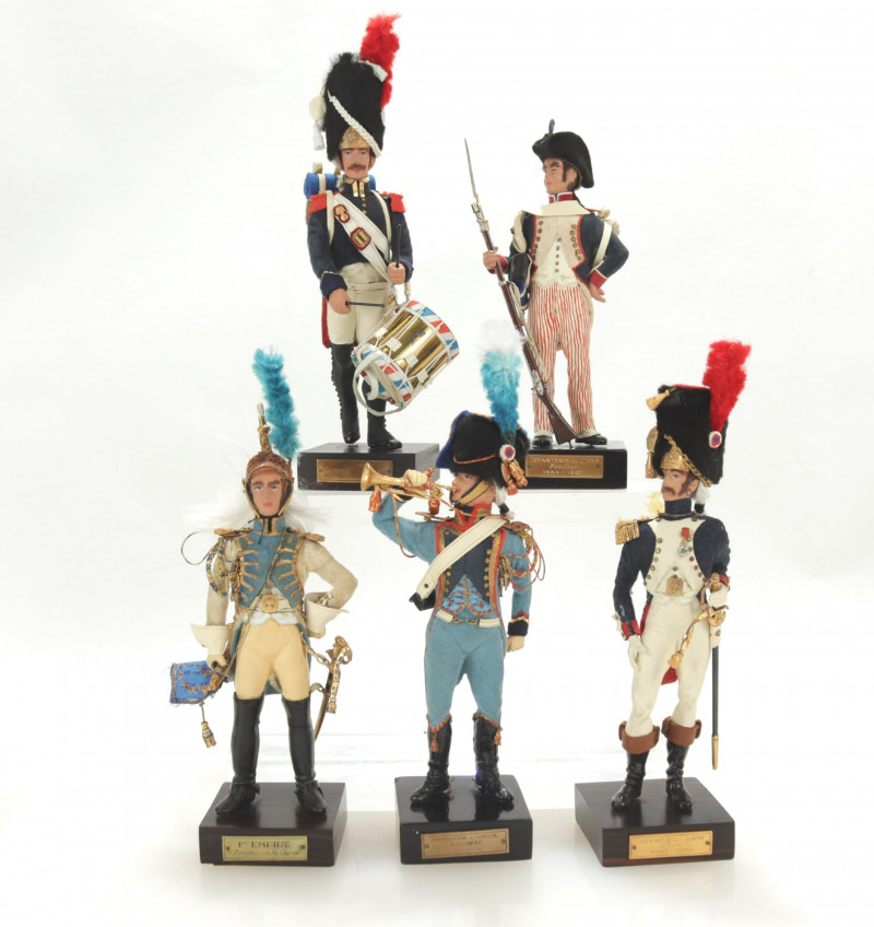 Marcel Riffet, 2 Cased Sets of French Army Figures