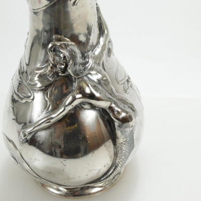 Austrian Art Nouveau Sterling Silver Pitcher