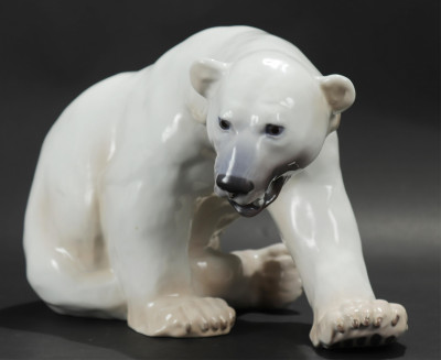 Image for Lot Bing & Grondahl Porcelain Polar Bear