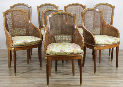 Image for Lot 8 Juan Pons Louis XVI Style Dining Chairs