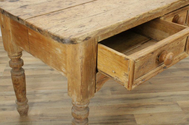 French Country Style Pine Work Table