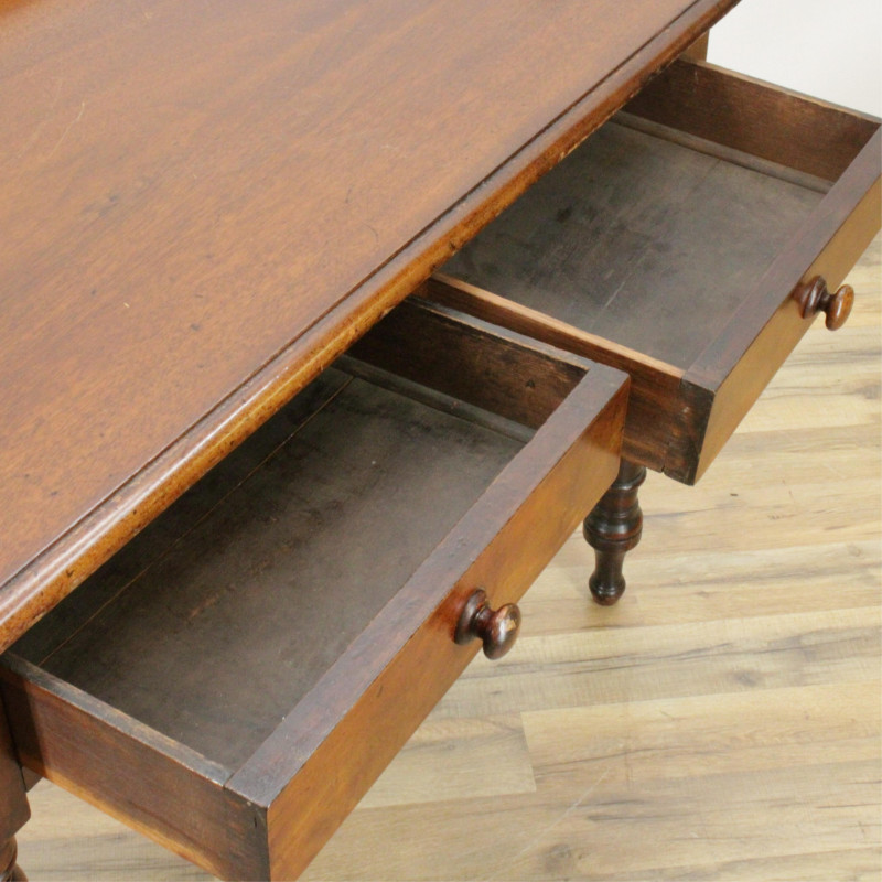 Sheraton Style Mahogany Galleried Table