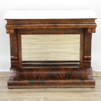 Image for Lot American Classical Mahogany Console, 19th C.