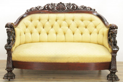 Image for Lot Manner of Horner Renaissance Revival Sofa