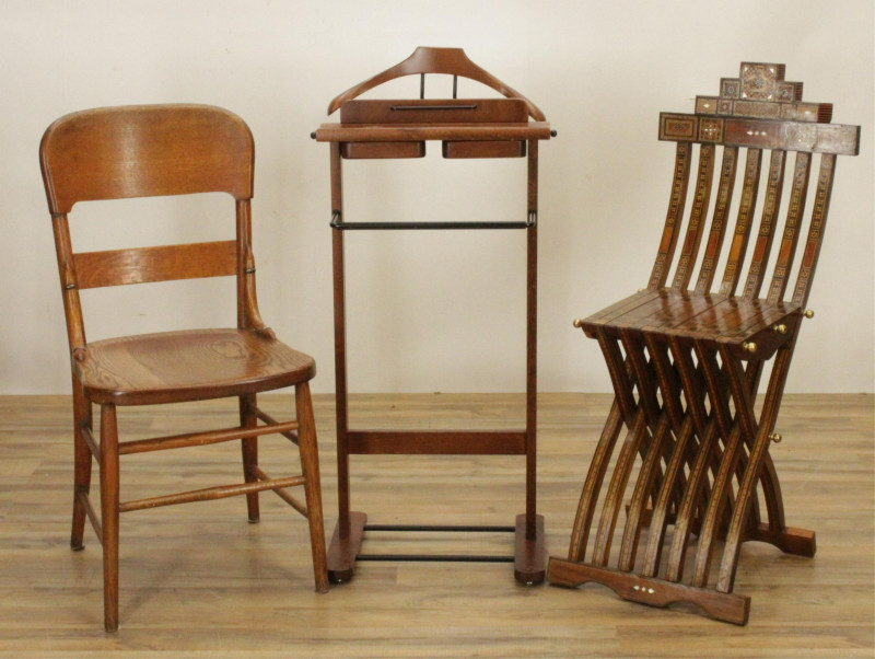 Moroccan Style Chair, Side Chair & Valet Stand