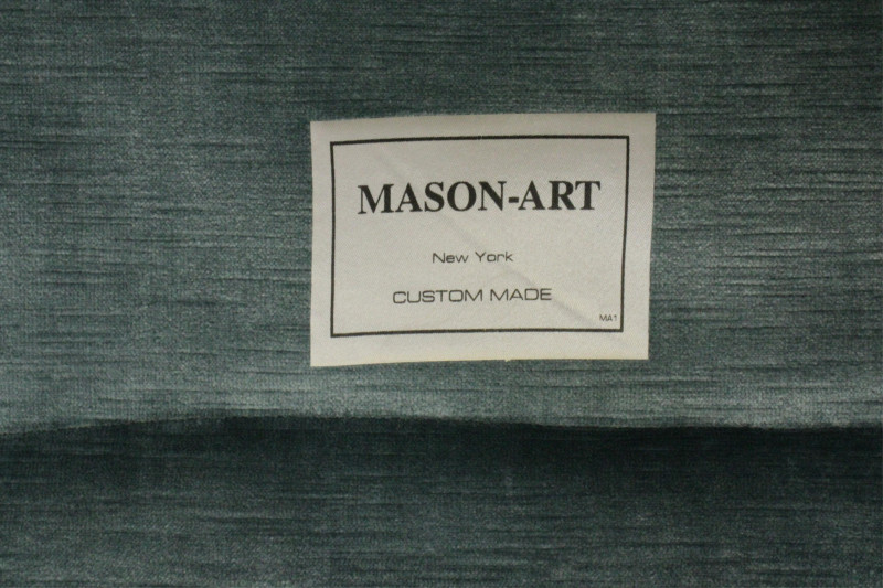 Mason-Art New York Blue Velvet Sofa