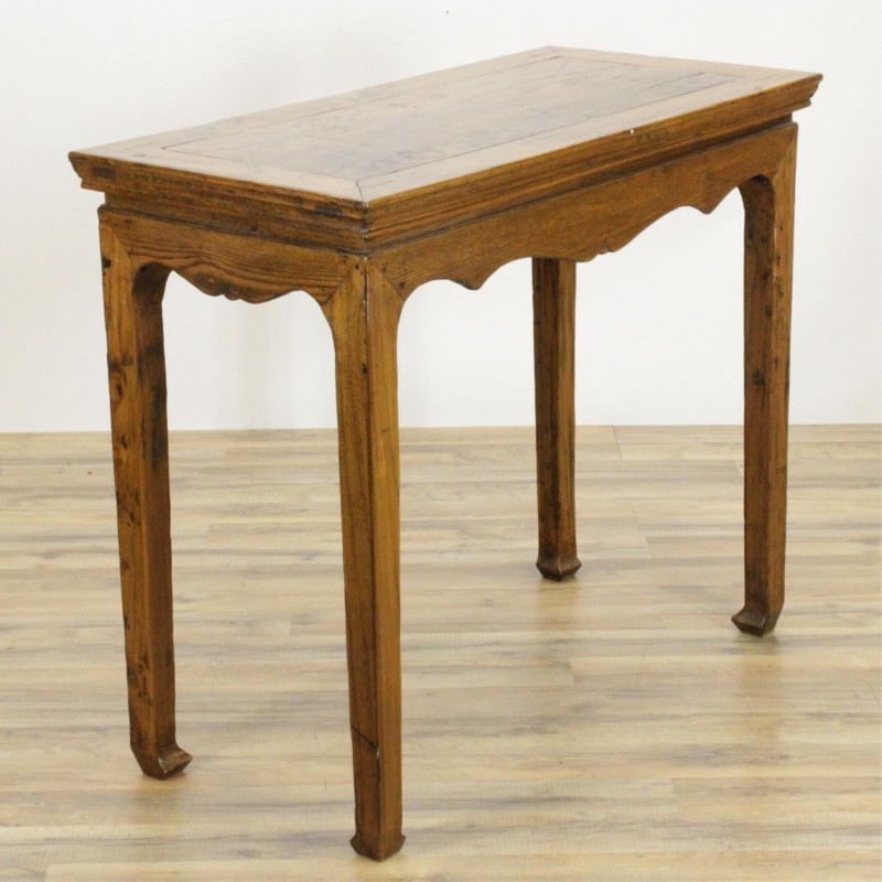 Chinese Elm Console Table