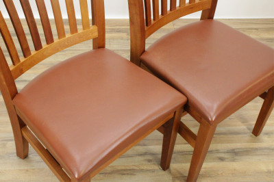 Pair Thomas Moser Cherry Side Chairs