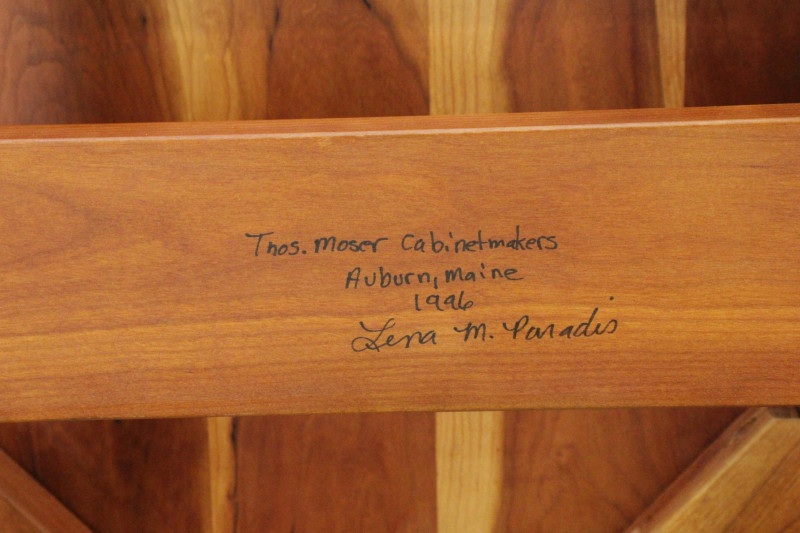 Pair Thomas Moser Cherry "Harpswell" Armchairs
