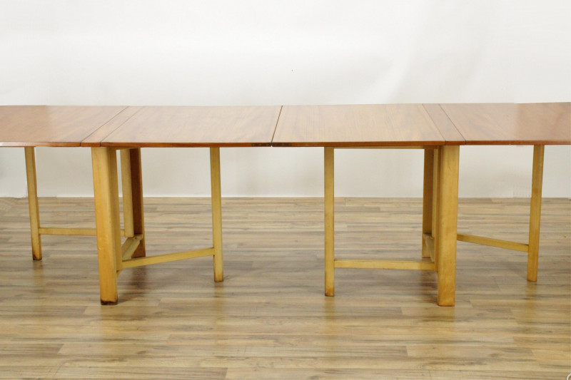 Bruno Mathsson Ash & Maple Ext Dining Table, 1960