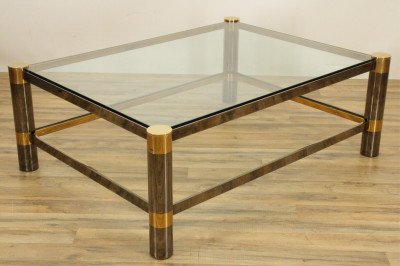 Image for Lot Karl Springer Style Coffee Table