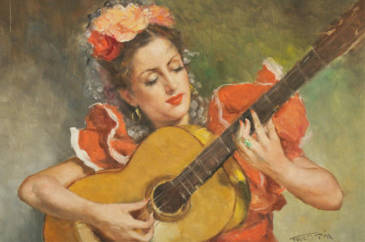 Pal Fried - Woman Playing Guitar
