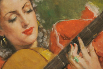 Pal Fried - Woman Playing Guitar