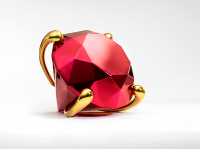 Image for Lot Jeff Koons - Diamond (Red)