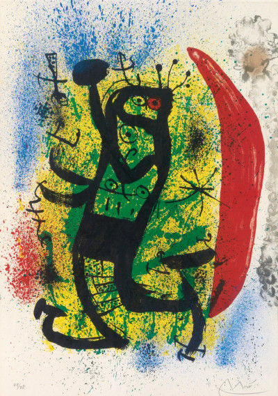 Image for Lot Joan Miro - Le Homard (Kunst für Forschung)