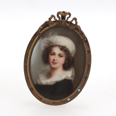 Image for Lot After Elisabeth Vigee Lebrun, Miniature Portrait