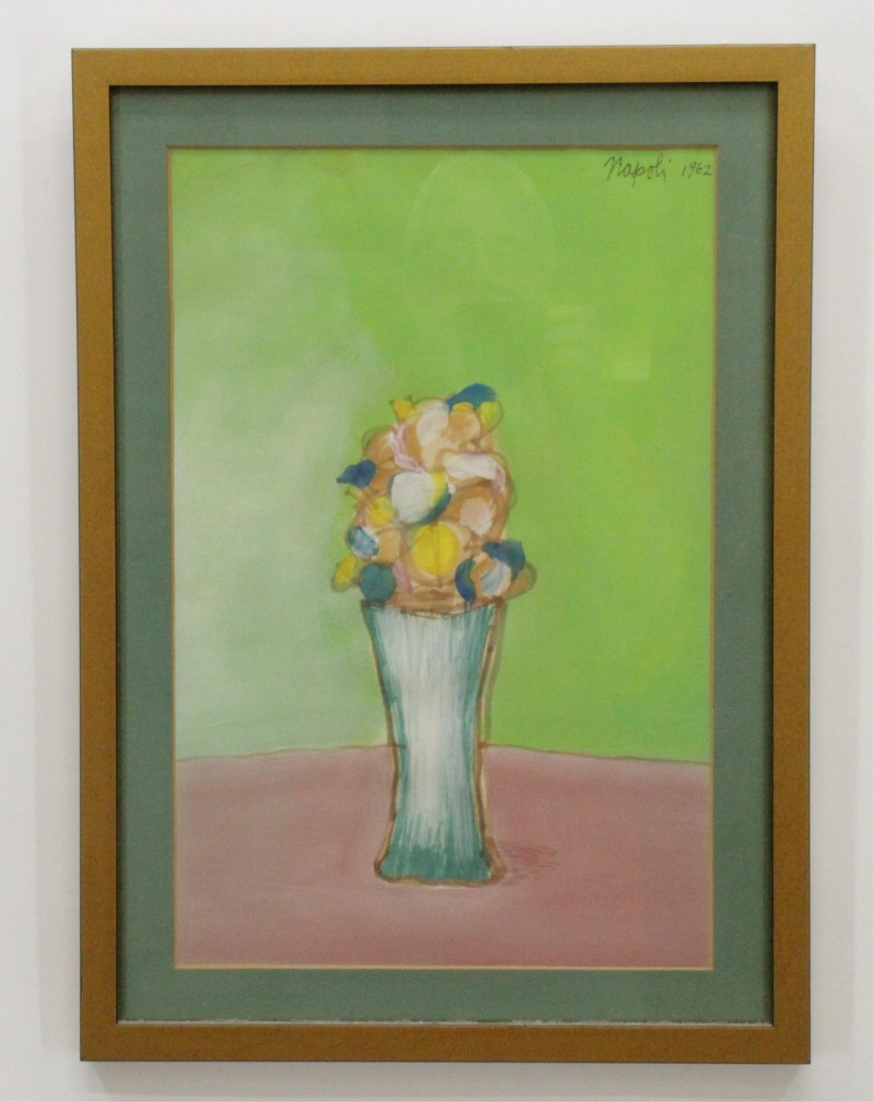 Giuseppe Napoli Still Life Vase With Flowers