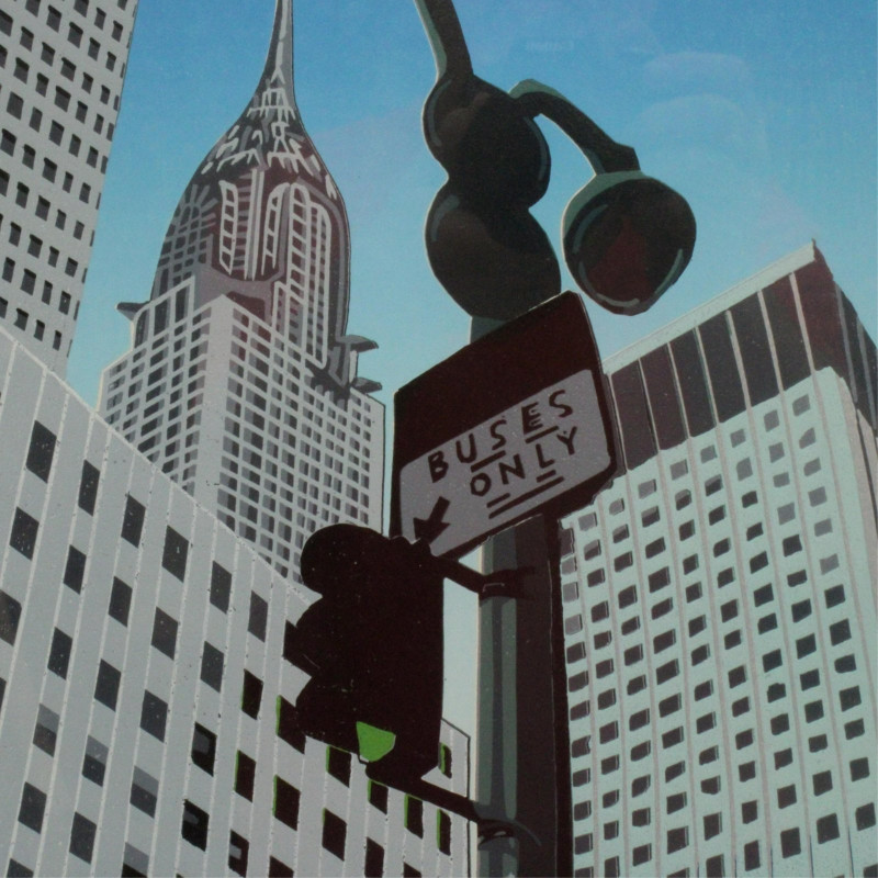 A/P Silkscreen "East 41st., New York" C1980s