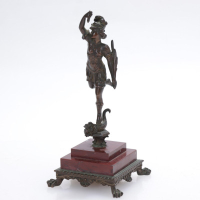 Image for Lot 19th Century Bronze Figure of a Victory