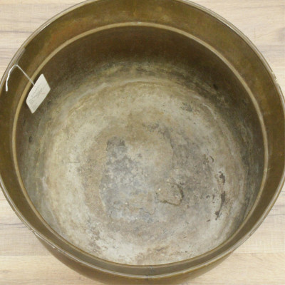 Large Brass 3-legged Urn