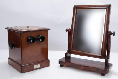 Image for Lot Hope Brothers Stereopticon & Shaving Mirror