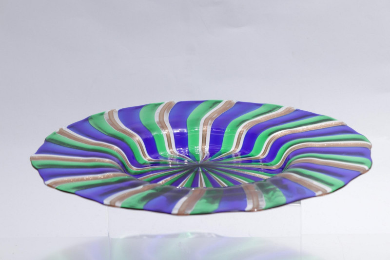 Large Art Glass Bowl